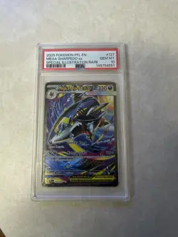 Mega Sharpedo ex 127/094 Pokemon Phantasmal Flames SIR Gem Mint PSA 10 - Image 2