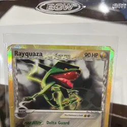 Pokemon 2005 Delta Species Rayquaza 13/113 Holo Rare Played - Image 4