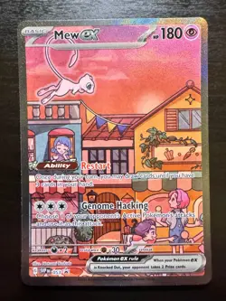 Pokemon TCG Mew EX 053 Holo Black Star Promo Scarlet & Violet 151 LP/NM - Image 1