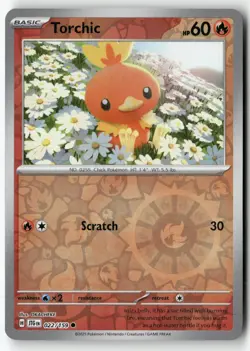 Torchic 022/159 Common Journey Together Pokemon Reverse Holo Near Mint - Image 1