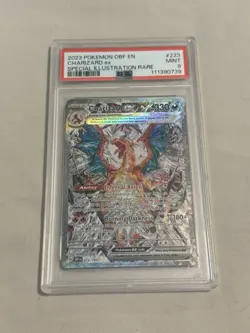 Charizard ex PSA 9 2023 SV03 Obsidian Flames 223/197 SIR English Holo - Image 1