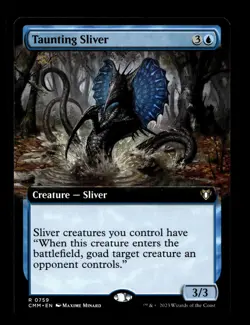 Taunting Sliver (Extended Art) 759 R Commander Masters - Image 1