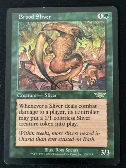 1x MTG Brood Sliver - Legions (LGN) #120 - Magic the Gathering - Image 1