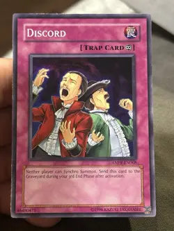 Discord ANPR-EN068 Super Rare Unlimited LP Yugioh - Image 1