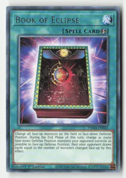 Book of Eclipse TAMA-EN041 Rare Tactical Masters Yu-Gi-Oh 1st Edition LP - Image 1