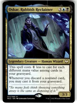 Oskar, Rubbish Reclaimer R MTG Commander Streets of New Capenna M/NM, English - Image 1