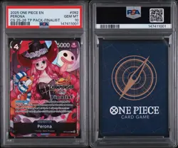 2025 ONE PIECE CHAMPIONSHIP 25-26 TOP PLAYER PACK #092 PERONA PSA 10 - Image 3