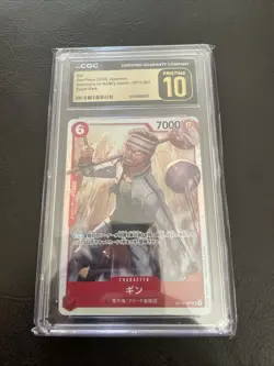 2026 Bandai One Piece Pristine 10 CGC Gin OP15-007 R Holo Character 7000 Power - Image 1