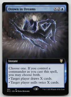 Drown in Dreams (Extended Art) R Commander: Innistrad: Midnight Hunt 51 NM - Image 1