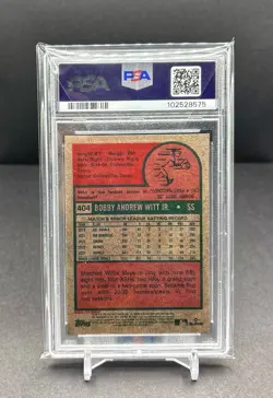 2024 Topps Heritage - BOBBY WITT JR - Base Card - KC Royals #404 PSA 10 - Image 2