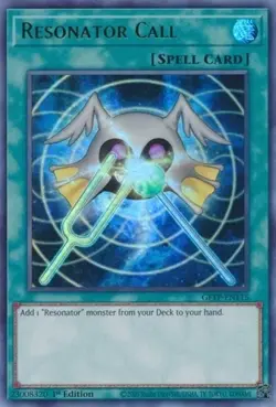 Yugioh Spell Card - Resonator Call GFTP-EN115 - 1st Edition Ultra Rare - Image 1