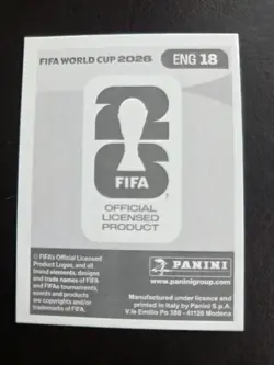 Harry Kane Panini Fifa World Cup 2026 Sticker Eng-18 Mint Condition England - Image 2