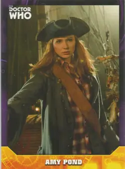 Doctor Who Signature Series 2017: #15 "Amy Pond" PURPLE Base Card #04/10 - Image 1