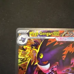 Mega Gengar ex 284/217 Me: Ascended Heroes Holo Special Illustration Rare SIR - Image 3