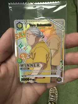 Union Arena Taro Sakamoto Winner Promo 22 English Sealed - Image 4