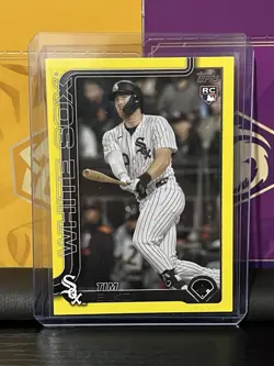 2025 Topps Update YELLOW BORDER Tim Elko ROOKIE #US224 - Chicago White Sox RC SP - Image 1