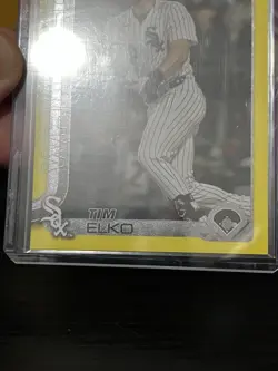 2025 Topps Update YELLOW BORDER Tim Elko ROOKIE #US224 - Chicago White Sox RC SP - Image 2