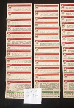 2025 Topps Chrome Platinum Lot Derek Jeter 51 Card Set Builder Singles #351-500 - Image 3