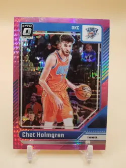 2025 Panini Donruss Optic Pink Hyper Chet Holmgren - Image 1