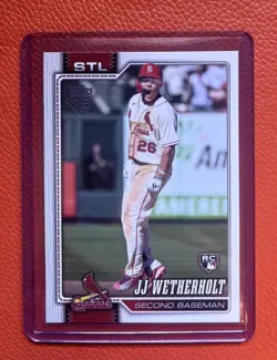 2026 Topps Series 2 JJ Wetherholt Rookie Short Print SP #698 St. Louis Cardinals - Image 1