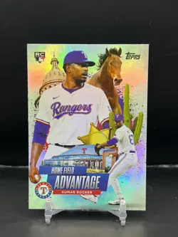 2025 Topps #HA-37 Kumar Rocker Home Field Advantage - Image 1
