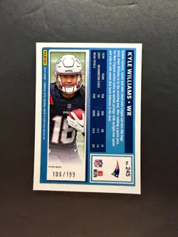 Kyle Williams 2025 Panini Donruss Optic Rated Rookie Flex /199 #245 - Image 2