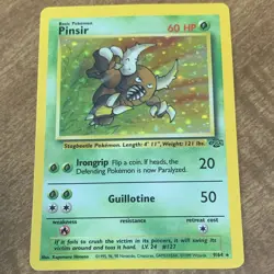 Pokemon TCG Pinsir Holo Rare Unlimited Jungle 9/64 Eng Card 1999 - Image 1
