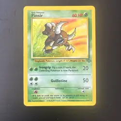 Pokemon TCG Pinsir Jungle 9/64 Holo Unlimited Rare Card - Image 1