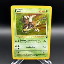 Pokemon TCG Pinsir Holo Unlimited Rare Card 9/64 Jungle Base Set - Image 1