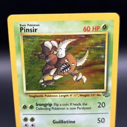 Pokemon TCG Pinsir Holo Unlimited Rare Card 9/64 Jungle Base Set - Image 3