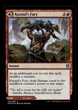 Kazuul's Fury 146 Foil U Zendikar Rising - Image 1
