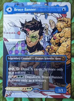 x1 NM - Bruce Banner (Borderless) (0331) Marvel Super Heroes (free US shipping) - Image 1