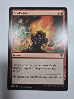 Soul's Fire Commander Legends Regular Magic The Gathering - Image 1