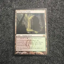 MTG Overgrown Tomb Return to Ravnica Magic the Gathering Shock Land LP - Image 1