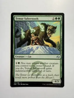 Temur Sabertooth 141 MTG Fate Reforged - Image 1