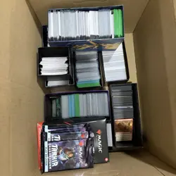 Huge Magic The Gathering Collection Lot Hundreds Of Cards Storage Auction Find - Image 1