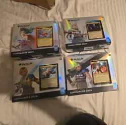 MTG Final Fantasy Collector’s Edition Commander Deck Set of 4 ✅ UNSEALED CASE - Image 2