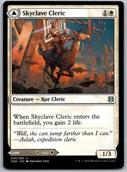 Skyclave Cleric 40 Uncommon Zendikar Rising Magic: The Gathering Near Mint - Image 1