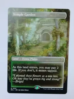 Temple Garden (Borderless) Lorwyn Eclipsed Regular MTG NM - Image 1