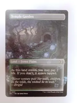 Temple Garden (Borderless) Lorwyn Eclipsed Regular MTG NM - Image 2