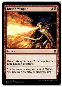 MTG Breath Weapon - Commander Legends: Battle for Baldur's Gate LP English - Image 1