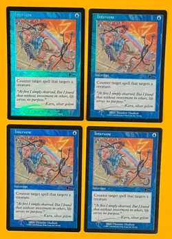 MTG INTERVENE (Foil) (x4) Urza's Legacy (OldManMTG 012-496) - Image 1