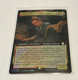 Magic the Gathering: Moira Brown, Guide Author (Extended Art) (Surge Foil) 0948 - Image 1