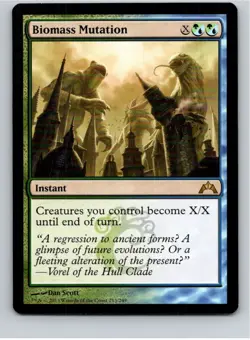 Magic the Gathering Biomass Mutation Gatecrash MTG Free Shipping! - Image 1
