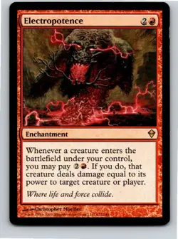 Magic the Gathering Electropotence Zendikar MTG Free Shipping! - Image 1