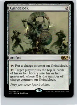 Magic the Gathering Grindclock Magic 2015 (M15) MTG Free Shipping! - Image 1