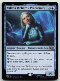 Valeria Richards, Precocious 38 Commander: Marvel Super Heroes Magic: NM - Image 1