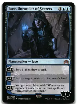 Jace, Unraveler of Secrets 69 Magic_the_gathering Shadows over Innistrad - Image 1