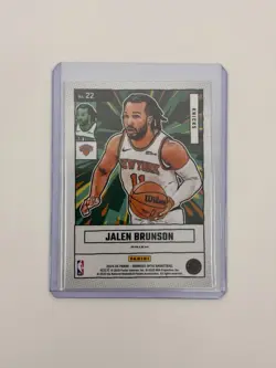 2024 Panini Donruss Optic Net Marvels Jalen Brunson #22 Holo Prizm - Image 3