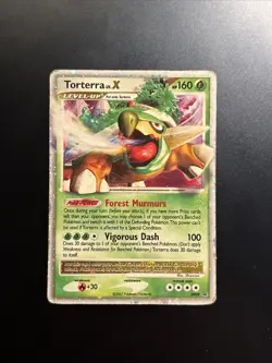 Torterra LV.X DP09 Diamond and Pearl Holo HEAVY PLAY HP - Image 1